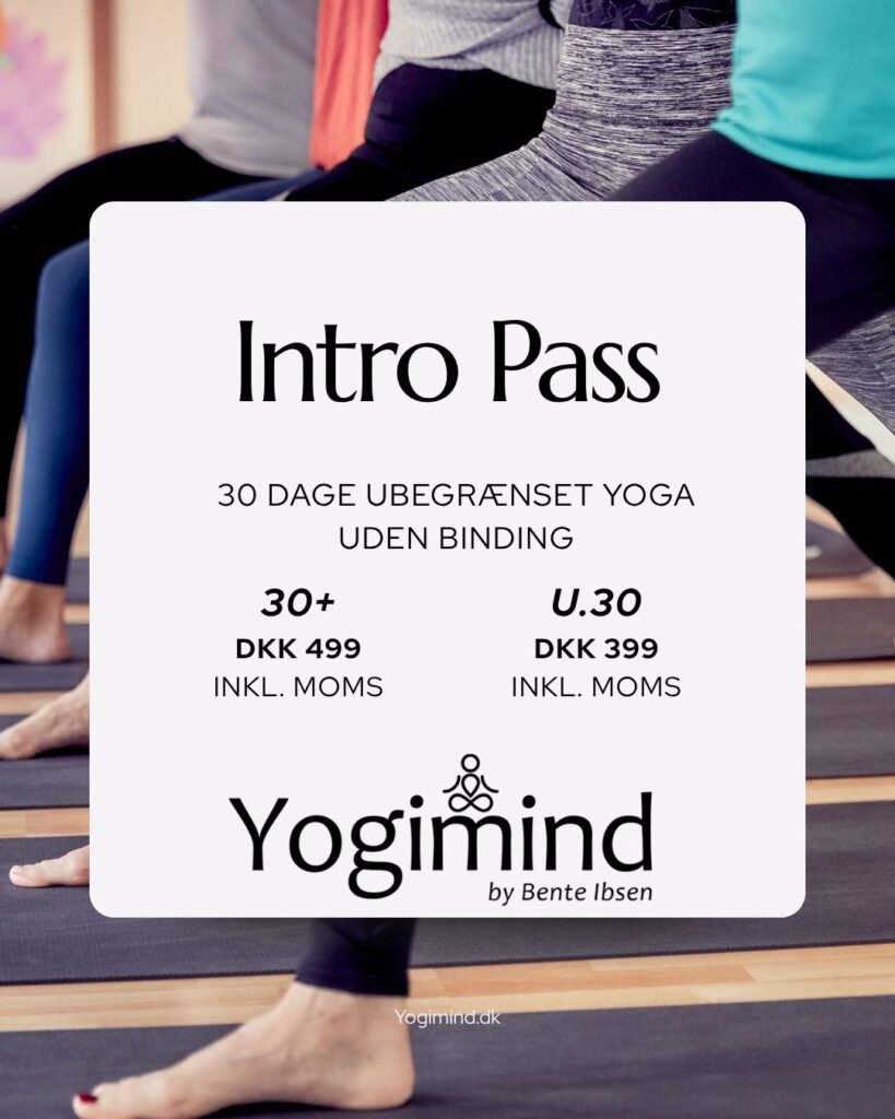 Intro Pass – 30 dage ubegrænset yoga uden binding hos Yogimind